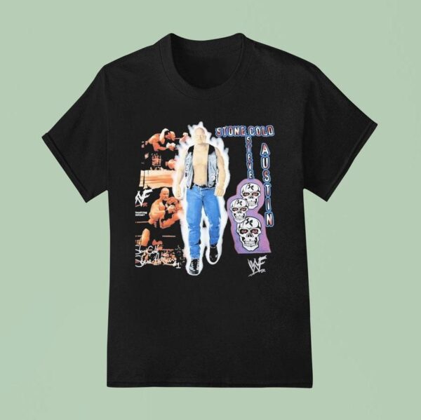 Stone Cold Steve Austin Wwe Skulls Vintage T Shirt