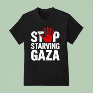 Stop Starving Gaza Save Children Hand T Shirt