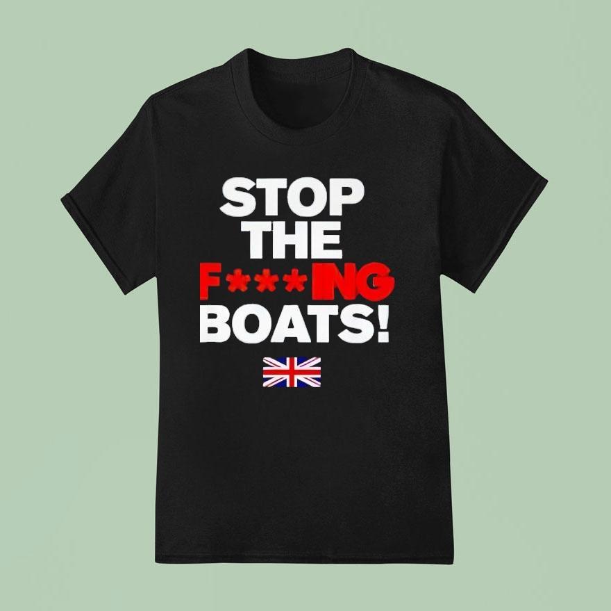 Stop The Fing Boats Uk T Shirt