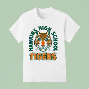 Stranger Things Hawkins High School Tigers Masco T Shirt