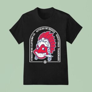 Streetwise Aztecas De Mexico Registered Trademark Los Aztecas Cleveland Guardians Indians Masco T Shirt