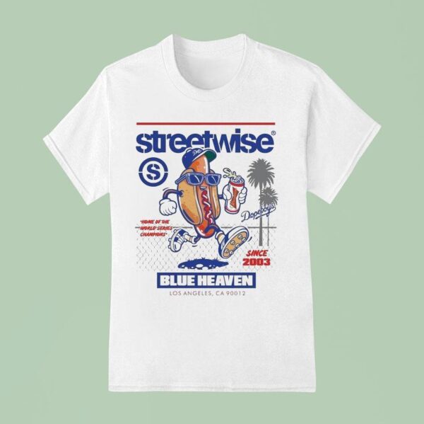 Streetwise Blue Heaven Dope Dogs Since T Shirt