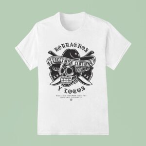 Streetwise Los Borrachos Skull T Shirt
