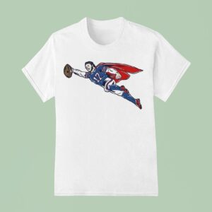 Superman Wears Josh Allen Buffalo Bills T Shirt