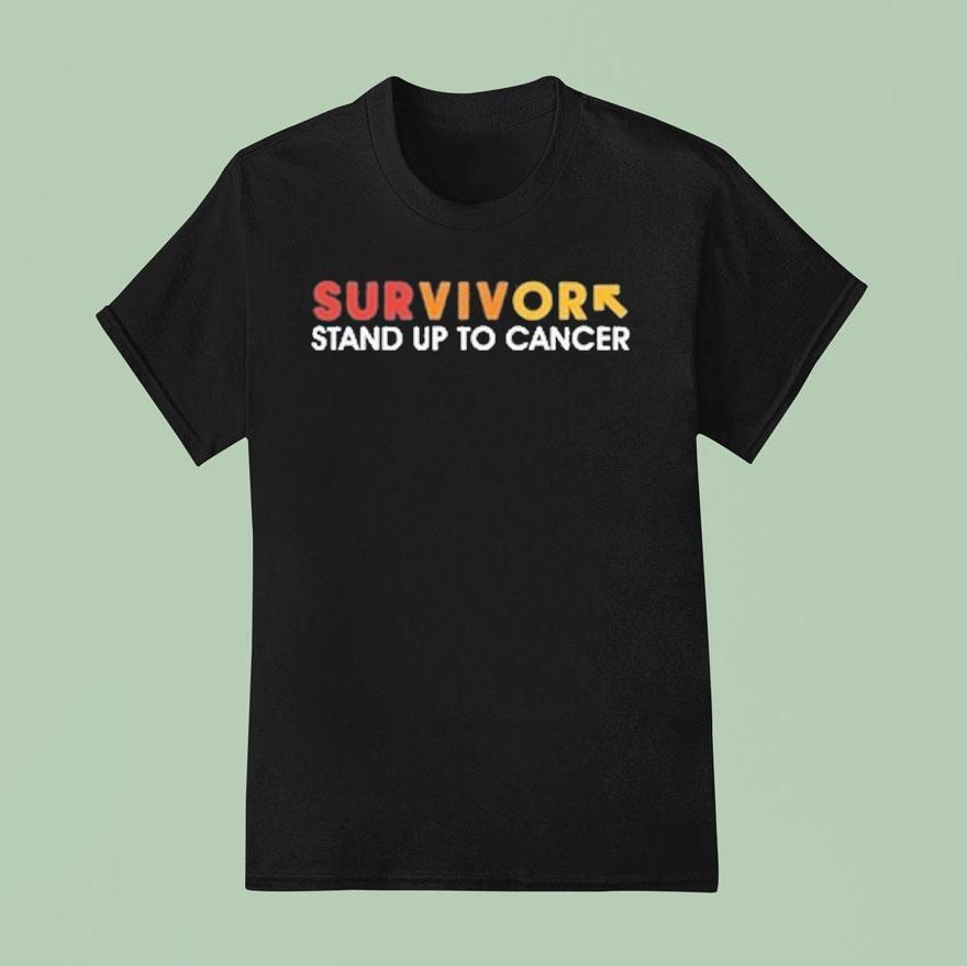 Survivor Stand Up To Cancer T Shirt