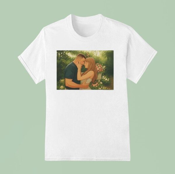 Swift Travis Kelce Engagement Wedding T Shirt