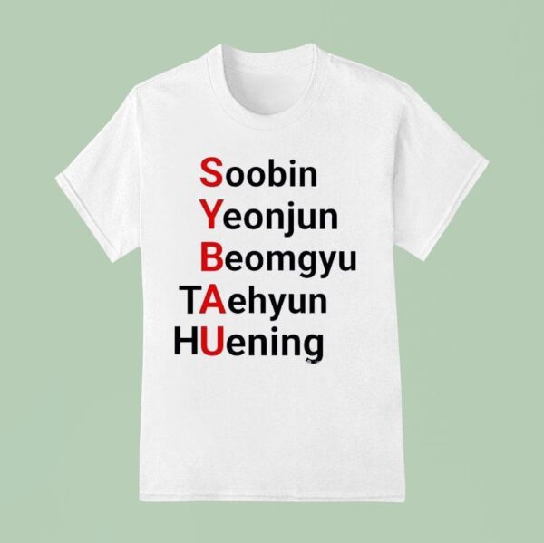 Sybau Soobin Yeonjun Beomgyu Taehuyn Huening T Shirt