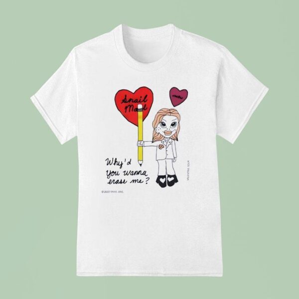 Sydney Sweeney Snail Mail Erase Me T Shirt