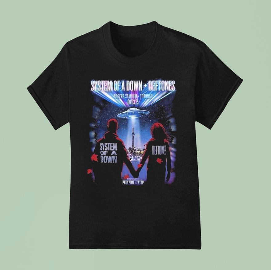 System Of A Down And Deftones Polyphia And Wisp Toronto On September T Shirt
