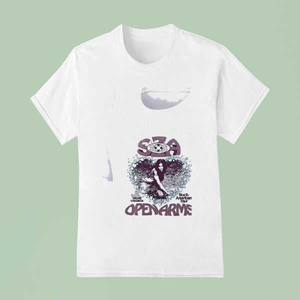 Sza Sos North American Tour Open Arms T Shirt