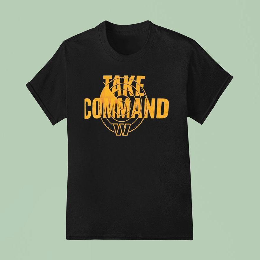 Take Washington Commanders Logo T Shirt