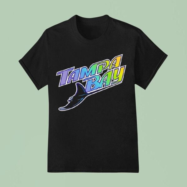 Tampa Bay Rays Logo Colors T Shirt