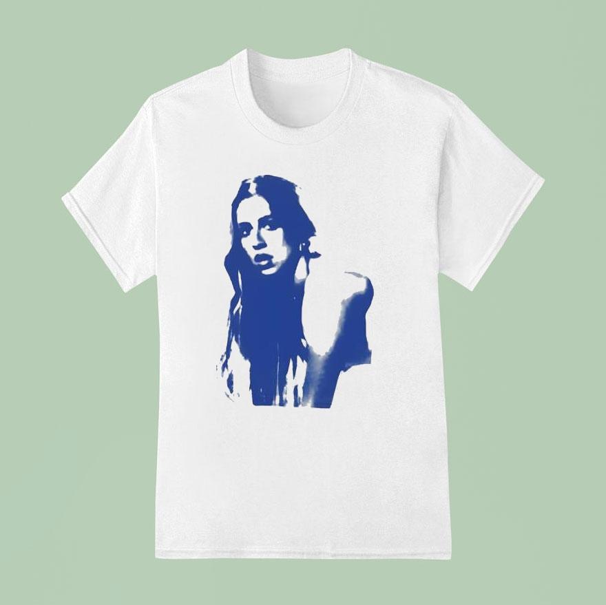 Tate Mcrae Blue White T Shirt