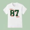 Taylor And Travis Orange Is The New Hustle Kansas City Football T Shirt