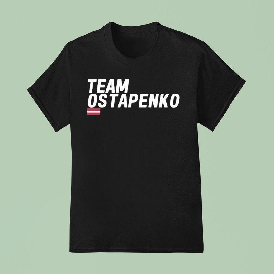 Team Ostapenko Logo T Shirt