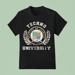 Techno University Academy Of Anarchy Est Vintage T Shirt