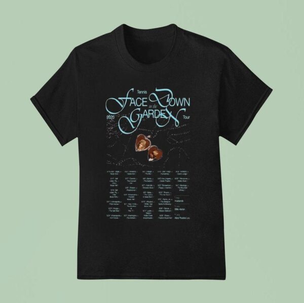 Tennis Face Down In The Garden The Farewell Tour Dates T Shirt