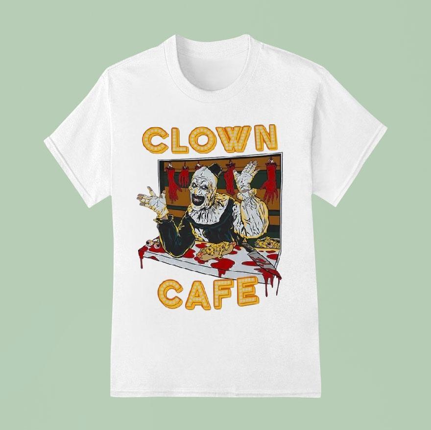 Terrifier Clown Cafe Horror T Shirt