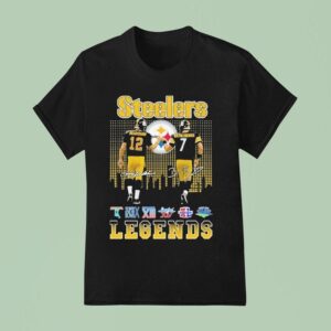 Terry Bradshaw X Ben Roethlisberger Slers Legends Signatures T Shirt