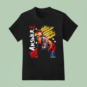 The Answer Allen Iverson Nba Philadelphia Ers Basketball T Shirt