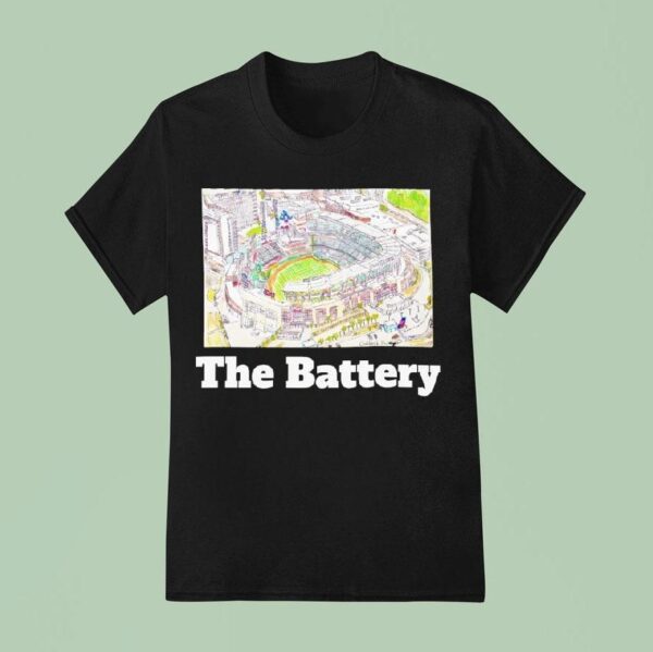 The Battery Atlanta Braves Stadium T Shirt
