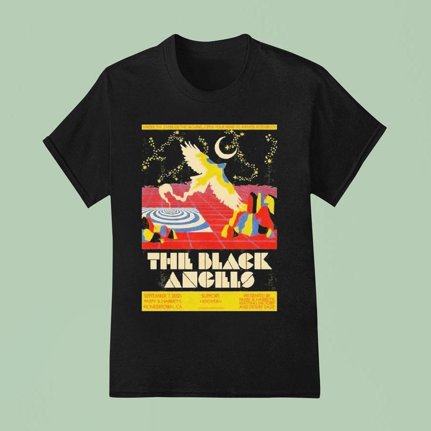 The Black Angels Pioneertown Ca On September Tour T Shirt