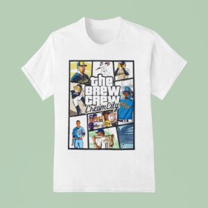 The Brew Crew Cream City Milwaukee Brewers T Shirt