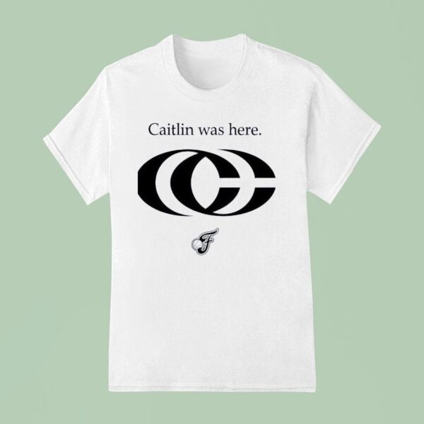 The Caitlin Clark Was Here Indiana Fever Logo T Shirt