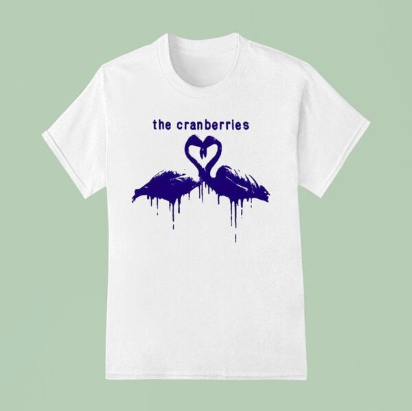 The Cranberries Heart Flamingo T Shirt