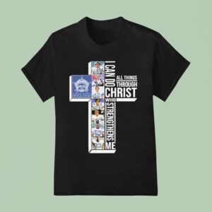 The Dallas Cowboys Th Seasons I Can Do Through All Things Through Who Strengthens Me Signatures T Shirt