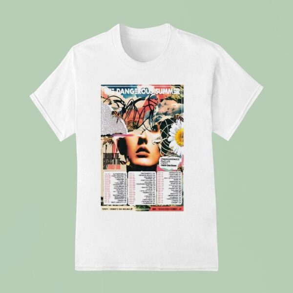 The Dangerous Summer Through The Cracks In The Sky Tour T Shirt