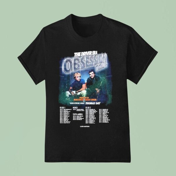 The Driver Era Obsession Tour Thomas Day Ross Lynch And Rocky Lynch Dates T Shirt
