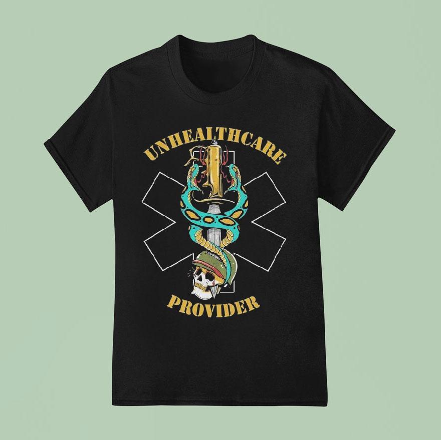 The Fat Electrician Unhealthcare Provider T Shirt