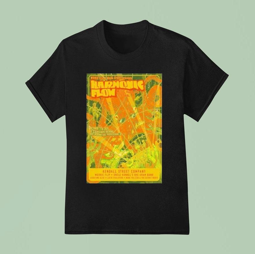 The Harmonic Flow Music And Arts Festival At Strangeways Brewing On October T Shirt