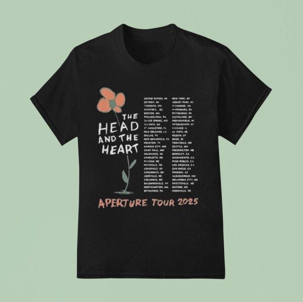 The Head And The Heart Aperture Tour Dates T Shirt