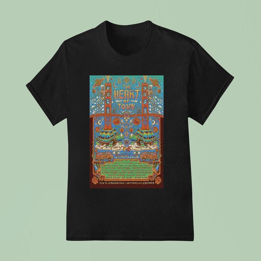 The Heart Of Town Grahame Lesh Friends San Francisco Ca T Shirt