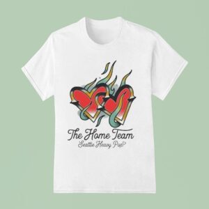 The Home Team Seattle Henny Pop Burning Hearts T Shirt