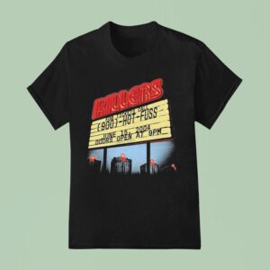 The Killers Summer Motel Sign Hot Fuss Doors Open T Shirt