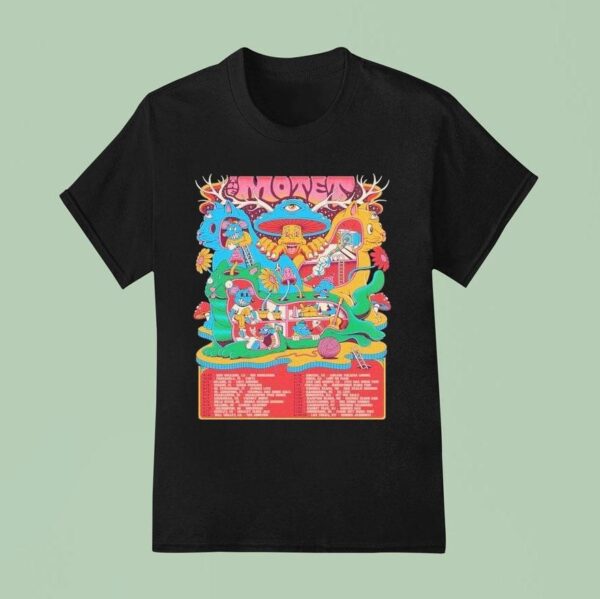 The Motet Summer Tour North American Cities Dates T Shirt
