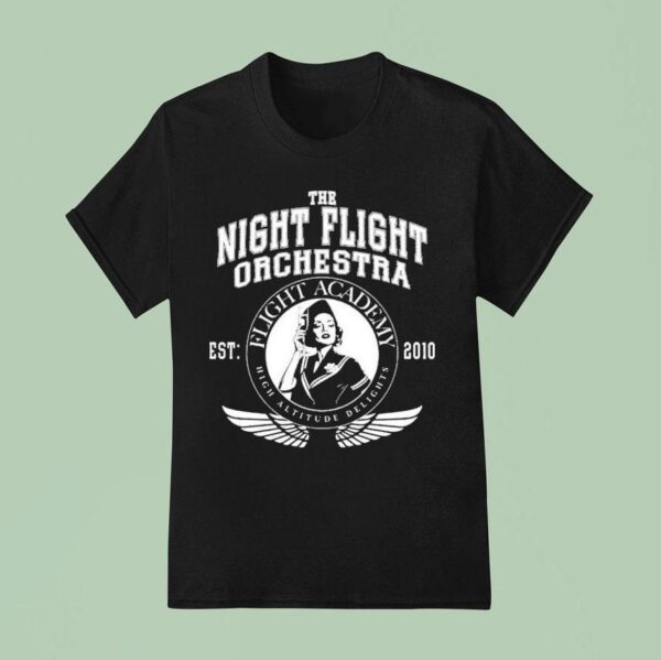 The Night Flight Orchestra Flight Academy High Altitude Delights Est T Shirt