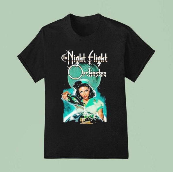 The Night Flight Orchestra Moon Over Australia Tour T Shirt