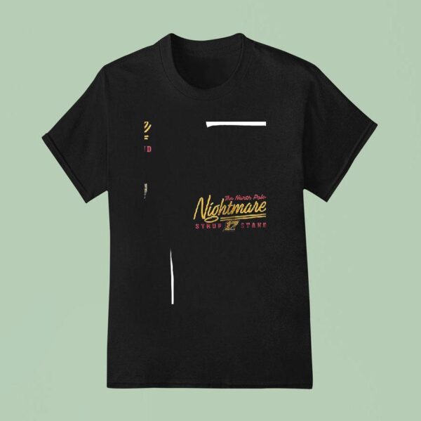 The North Pole Nightmare Syrup Stand All Natural From Tap To Track T Shirt