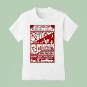 The Rainieros With Cory Cross Little Red Hen Seattle Music Aug Tour T Shirt