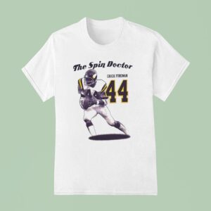 The Spin Doctor Chuck Foreman Minnesota Vikings Football Vintage T Shirt
