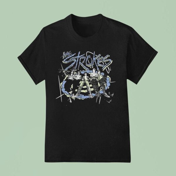 The Strokes Heavy Knit Garment Photo T Shirt