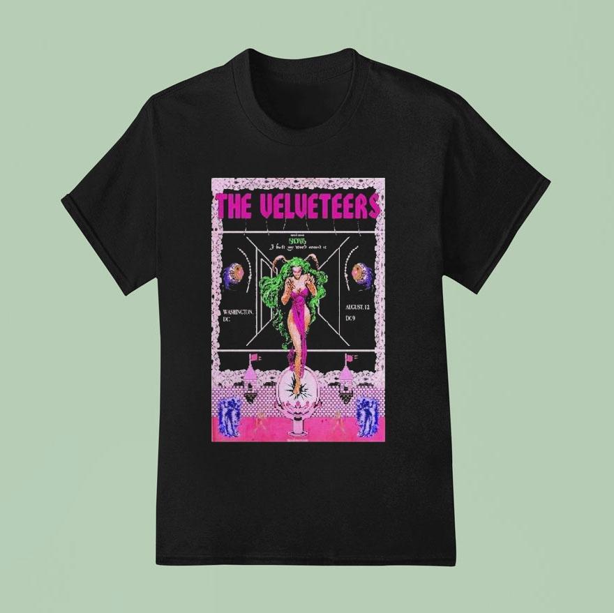 The Velvers Washington Dc Tour T Shirt