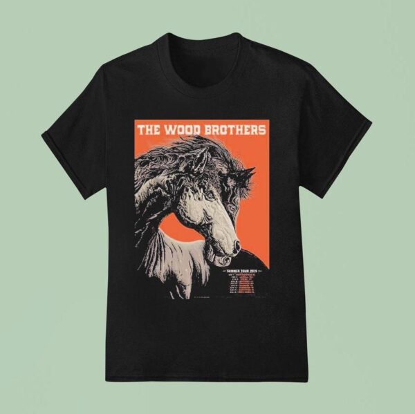 The Wood Brothers At Summer Tour Dates In Lowell Ma On August Horse T Shirt