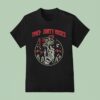 Them Dirty Roses Hands Skeleton Neon T Shirt