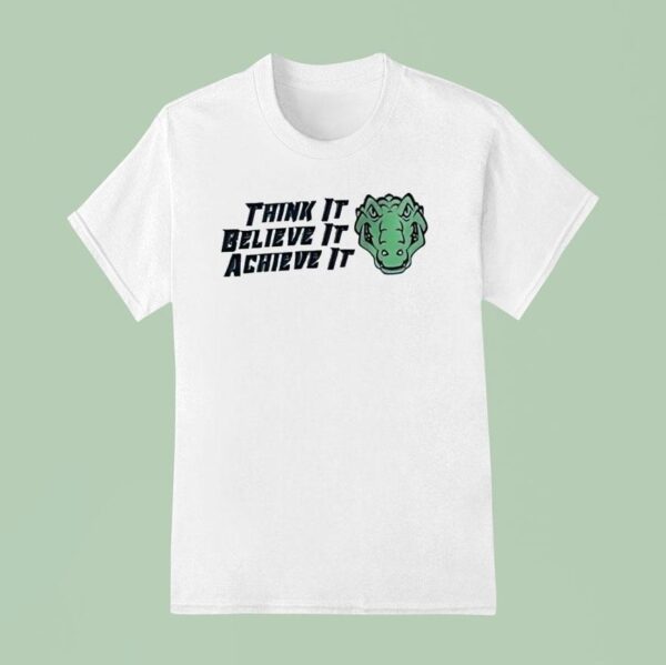 Think It Believe It Achieve It Archer Lodge Middle School Logo T Shirt