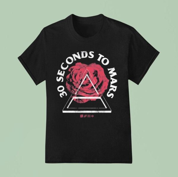Thirty Seconds To Mars Triad Rose T Shirt